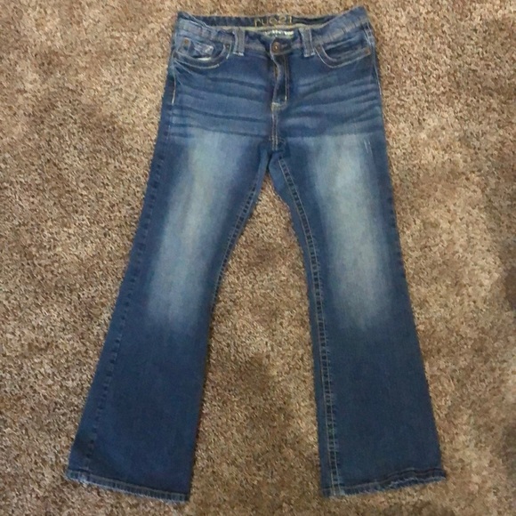 Rue21 size 13/14 Short, Mid-Rise Bootcut in good condition - Picture 1 of 5